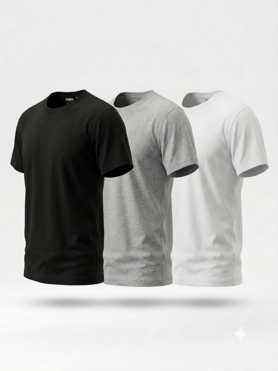 3 t-shirts